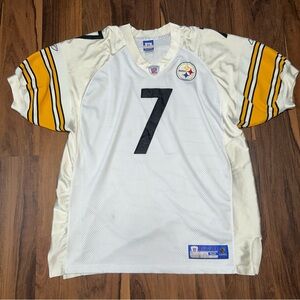 Pittsburgh Steelers Ben Roethlisberger #7 Football NFL Reebok Jersey Size 52